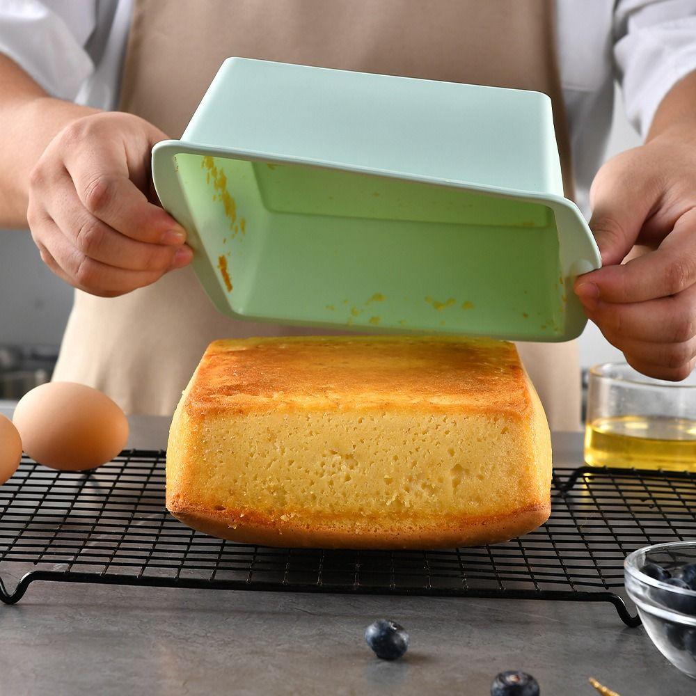 Silicone Baking Cake Mold Household Brownie Pot New Square Cake Plate