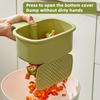 Drain Basket with Separation Filter Design Cover 2-in-1 Drain Storage Filtration Press Open Fruit Vegetable