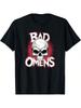 Bad Omens Череп Гранж Гот Мужская футболка Bad Omens