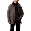 Solid Color Comfortable Drop Shoulder Waterproof Long Sleeve Jacket Men Jackets Endless-Gray 40EM541-PSN