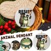 2D Fun Commemorative Ornaments. Fun Animal Decorations, Penguins, Bears. An Irresistible Commemorative Gift.