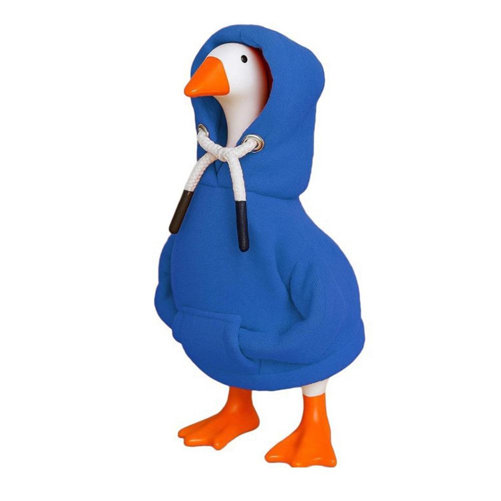 Креативные 5-дюймовые наряды для гуся, красные толстовки, мягкий однотонный мини-костюм гуся для украшения