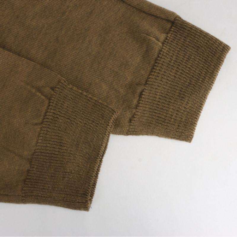 Shop Women S Korean Vneck baSic PLain SeaSonaL L S Knit Top Brown Frb Wkn260