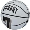 Wilson Мини-мяч с иконой игрока НБА Кевина Дюранта, Унисекс, белый, баскетбол