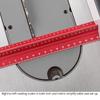Woodpeckers Hexscale 900MM Woodworking Ruler with Centering R2L L2R Architect Style Rule, 36" / 6-in-1 Stops, Inch, Metric, Scale, & Measurements,