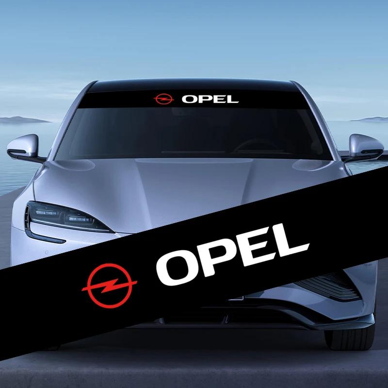 Car Sunshade Stickers Auto Front Windshield Decorative Decals For Opel Astra j g Insignia Corsa d Vectra c Zafira a Auto Gadgets