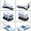6PCS Diecast Space Toys 1:64 Scale Rocket Ship Explore Space Shuttle Toys for Kids Spaceship Rocket Toy Playset for Boy Birthday