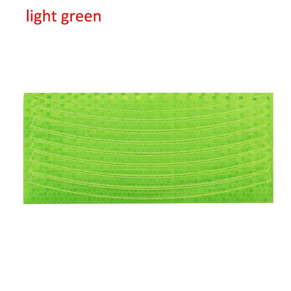 1/5Pcs New Fluorescent Accessories Decal Bicycle Car Motorcycle Reflective Stickers Wheel Rim