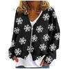Womens Zip Up Sweaters Sweatshirts Long Sleeve Oversized Jackets Soft Casual Loose Tunic Tops