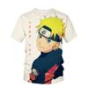 Футболка Наруто для мальчиков и девочек Пейн Саске Мужская футболка 3D принт Акацуки Короткий рукав Какаши Мужская футболка Оверсайз Мужская одежда