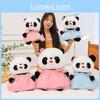 Adorable Large Panda Plush Toy With Chinese Style Hanfu Design For Birthday Gifts And Cuddling Comfort