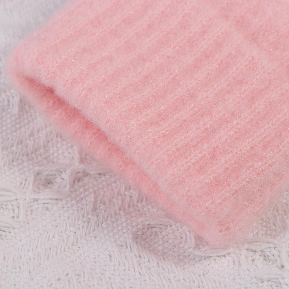 Panda Fluffy Mittens Warm Cute Velvet Gloves Lovely Plush Knitted Gloves Male