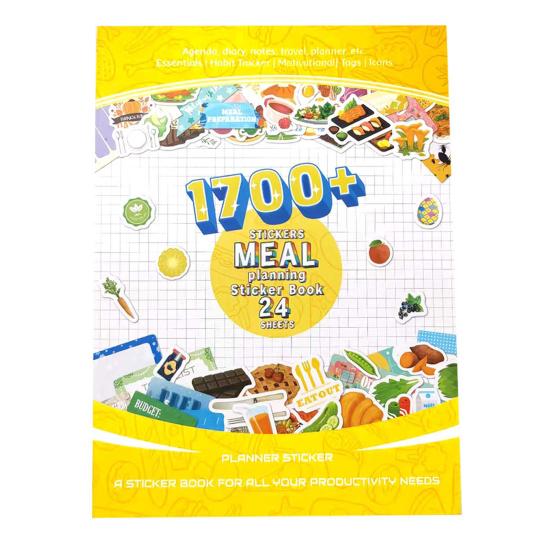 1 комплект наклеек для ежегодного планировщика, набор сезонных программных наклеек, эстетические вдохновляющие праздничные наклейки для оздоровления, аксессуары для календаря и дневника