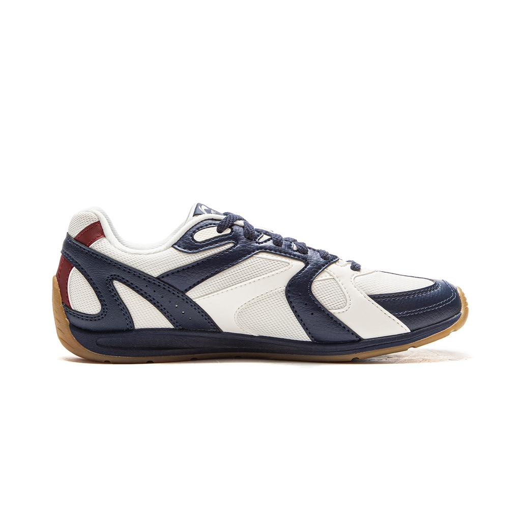 Туфли-балетки Li Ning Retro Classic Удобные Легкие Мягкие Эластичные Нескользящие Износостойкие Повседневные Туфли Женские балетки Белые Синие AGLV204-4