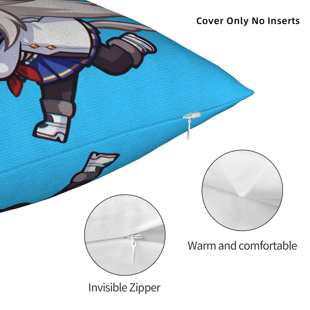 Umamusume Oguri Cap Pillowcases Fashion Pillow Case For Couch Sofa Bedroom Custom Pillow Cover