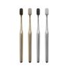 Tudor Gold Gold Toothbrush Soft Bristle Toothbrush Gold Silver Household Products Household Cleaning Handheld Toothbrush