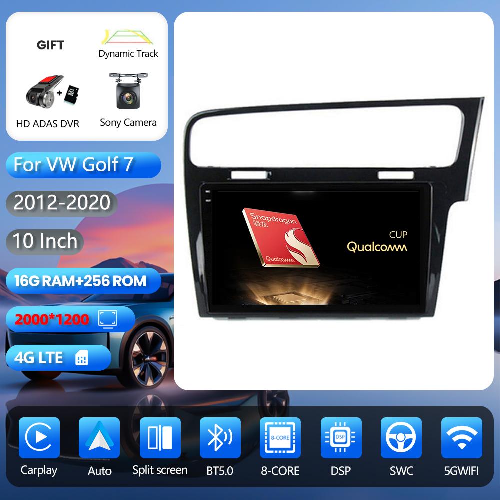 Автомагнитола Android 16 для Volkswagen VW Golf 7 MK7 GTI 2012-2021 правый руль RHD Carplay Android Auto Стерео Plug and Play