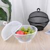 Large Capacity Mesh Fruit Basket with Lid Fly-Proof Fruit Bowl Easy To Clean Dishwasher Safe Fruit Basket with Cover