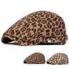 Personalized Leopard Print Beret Cap Couple Outdoor Fashion Driver's Hat Classic Leisure Hats Newsboy Caps