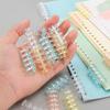 10Pcs Learning Cards Binder Rings Binding Spines Snap Split Binding Combs  for Scrapbook Photo Album