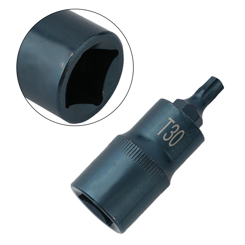 Насадка-бита Torx Инструмент Адаптер для насадок 1/2 дюйма T30 T40 T45 T50 T55 T60 T70 Ручной инструмент Приводные головки Насадка Torx