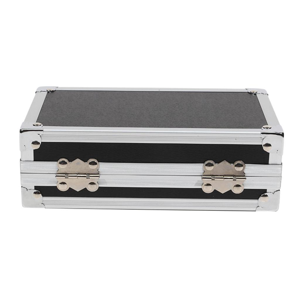 Портативный инструмент Алюминиевый ящик Маленький размер Ударопрочный Ящик для украшений Контейнер для денег Жесткий кейс Хранение оборудования Специальный ящик для инструментов