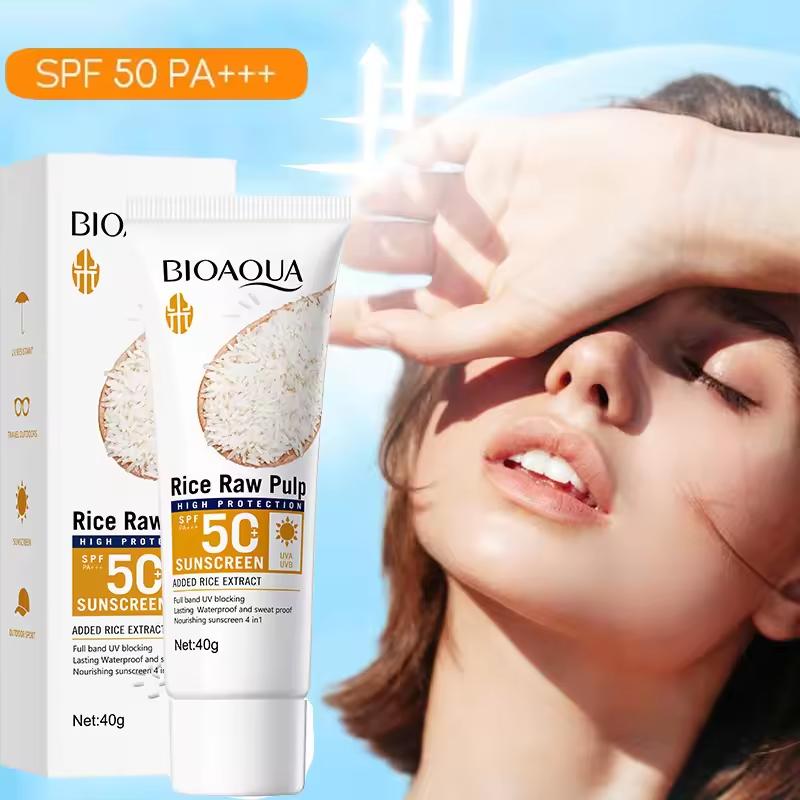 Крем для лица солнцезащитный SPF 50+ Защита для тела Солнцезащитный лосьон Долговечный Нежирный Предотвращает солнечные ожоги Защита от УФ-лучей Солнце Солнцезащитный крем