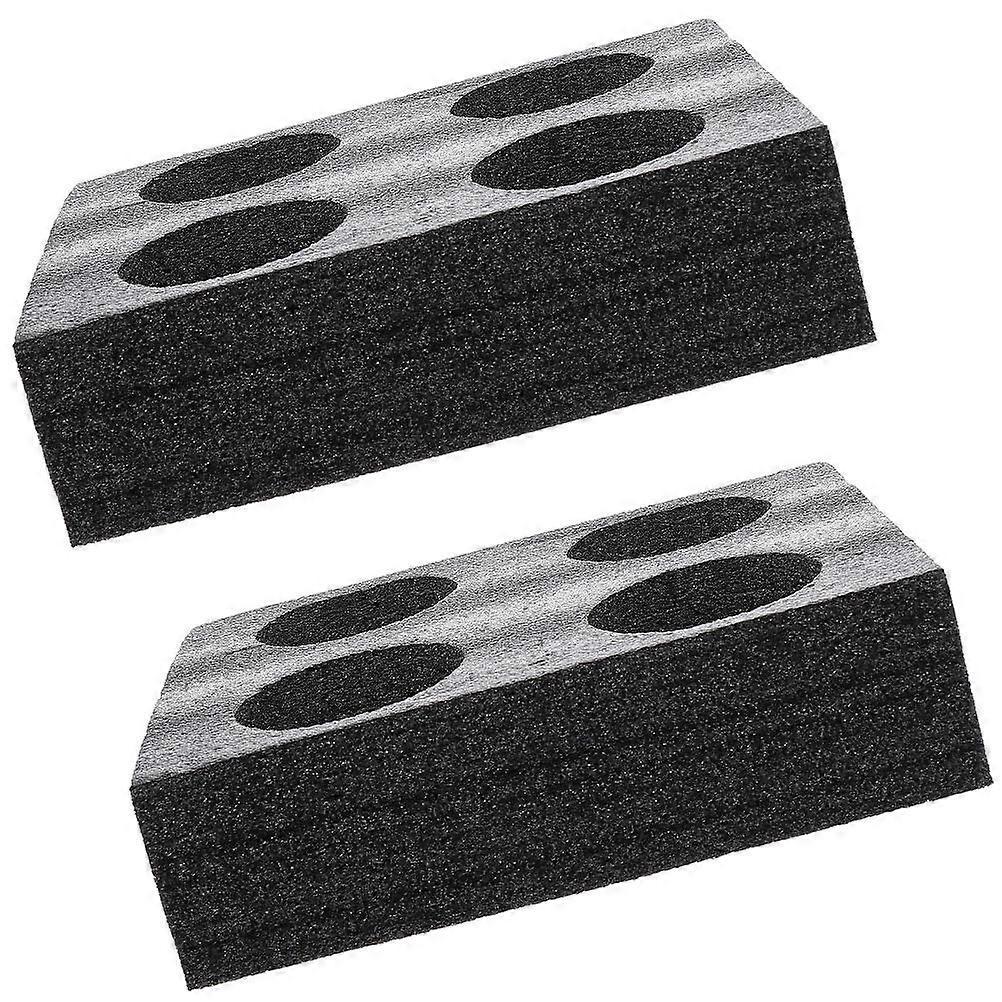 2 Pcs Foam Cup Holder Tray Portable Drink Carrier for Takeout Beverages, Perfect for Hot and Cold Drinks Versatile Holder for Parties, Picnics