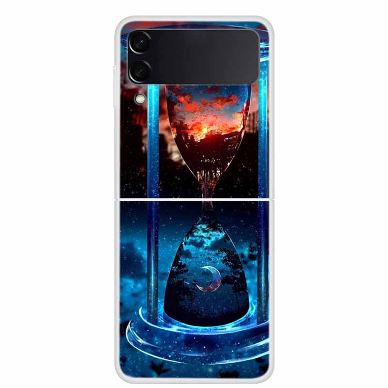 Для Samsung Galaxy Z Flip 3 4 чехол противоударный жесткий пластиковый чехол для ПК для Samsung Galaxy Z Flip3 5G ZFlip 3 милые чехлы для телефонов
