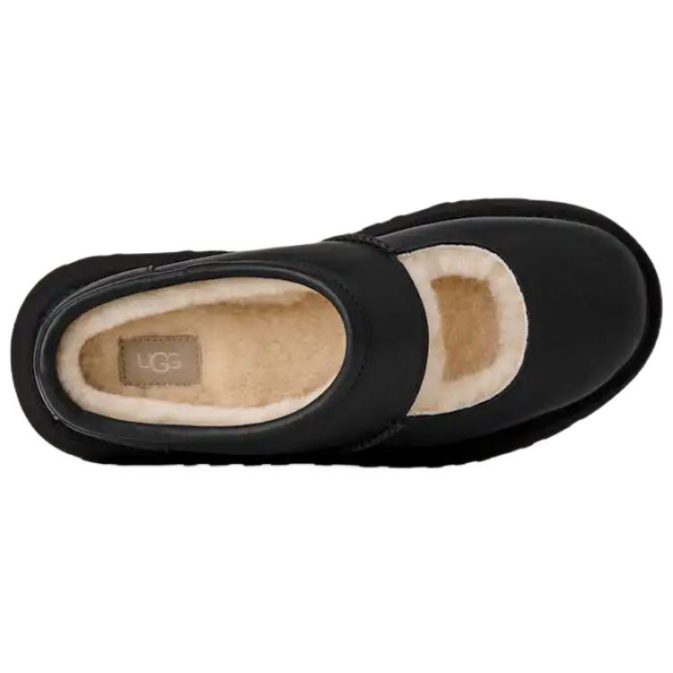 UGG Туфли Мэри Джейн EVA Устойчивые к истиранию Устойчивые к истиранию Закрытый носок Тапочки Женские Черные 1172871-BLK