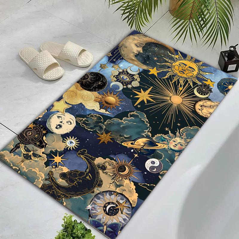 Celestial Dreams Cosmic Artistry Carpet Floor Mats Home Decor Room Christmas Gifts Fashion