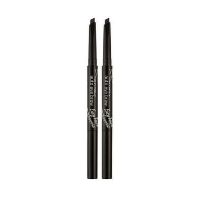 Карандаш для бровей Easy Touch Auto Eyebrow 0,4 г, 03 Темно-коричневый, 2 шт.