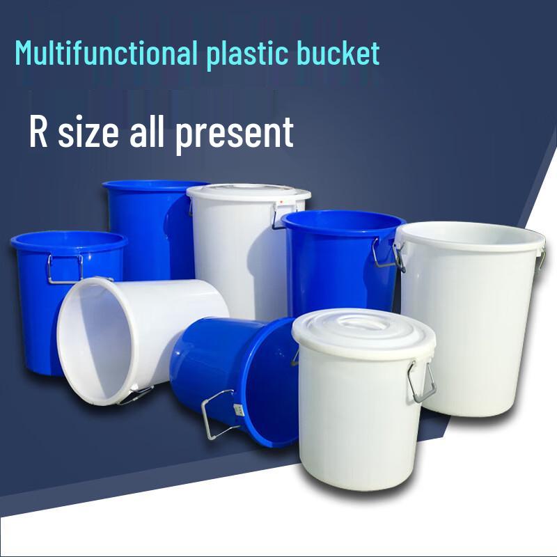 Minggu Large Capacity Round Industrial Plastic Trash Can