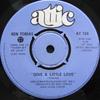 7-дюймовая пластинка KEN TOBIAS Give A Little Love If I Could Tal AT124 Attic 1976 Канада Рок Б/у