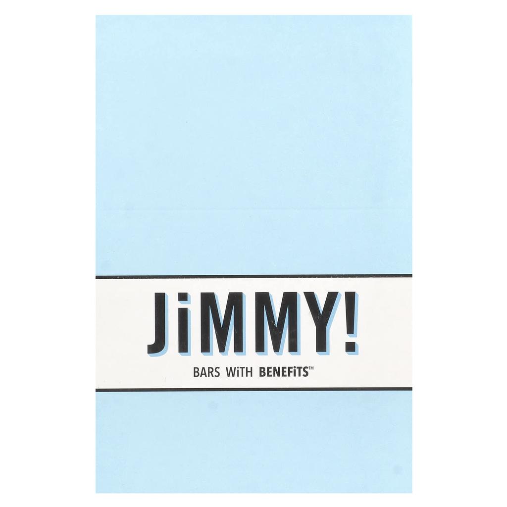 JiMMY! Bar Benefits, Protein Bar, Golden Vanilla Cookies 'N Cream, 12 Packs, 58g (2.05oz) Each
