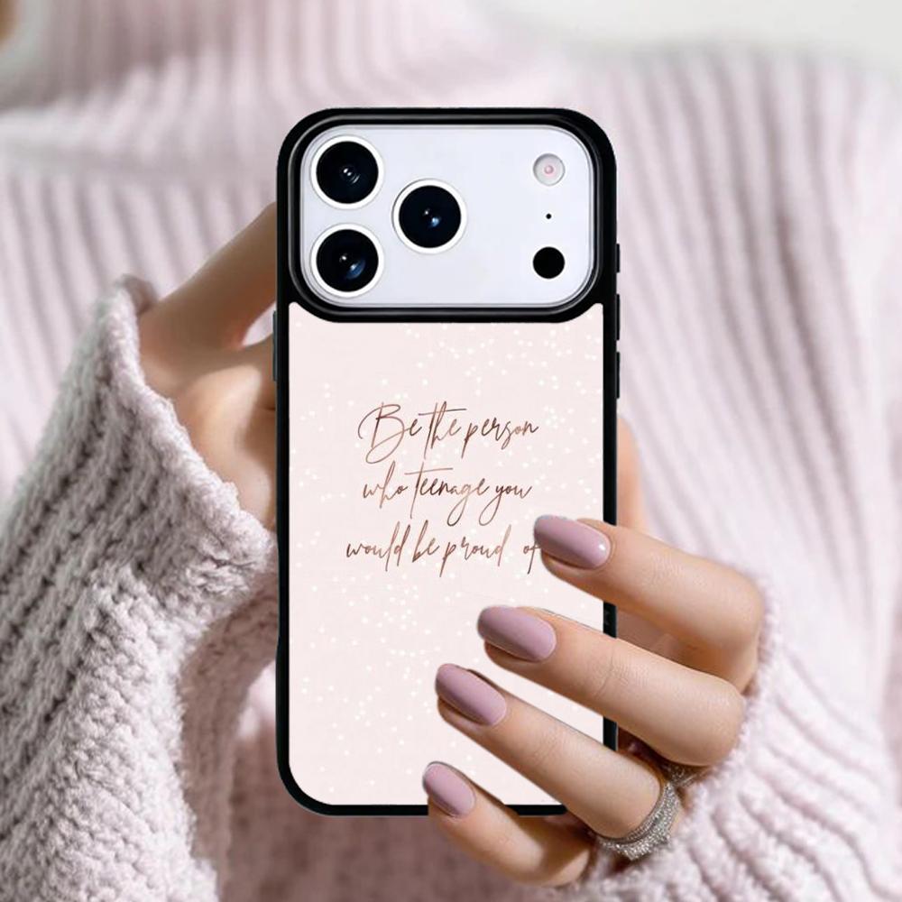 Простая английская фраза-слово Вдохновляющий чехол для телефона для Apple iPhone 17 Air 16E 15 14 Plus 13 12 11 Pro Max Mini Funda Cover