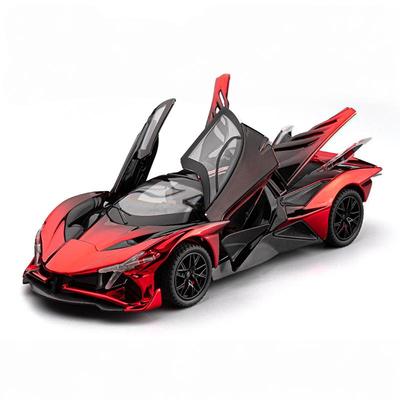 1/24 Проект Аполлон EVO Гальванизированный Спортивный Автомобиль Сплав Модель Литой Металл Гоночный Автомобиль Транспортные Средства Дом Модная Игрушка Украшения Подарки