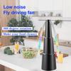 Вентилятор от мух с технологией плавного останова Светоотражающие лопасти Настольный вентилятор от мух Отпугиватель комаров Питание от USB или батареек