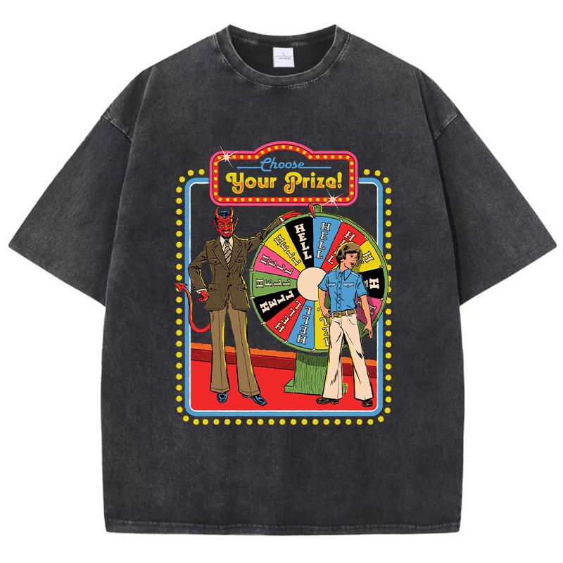 Ваша премия Футболка с принтом комиксов для женщин, летняя повседневная футболка с потертостями, уличная одежда с коротким рукавом, дышащая мягкая одежда