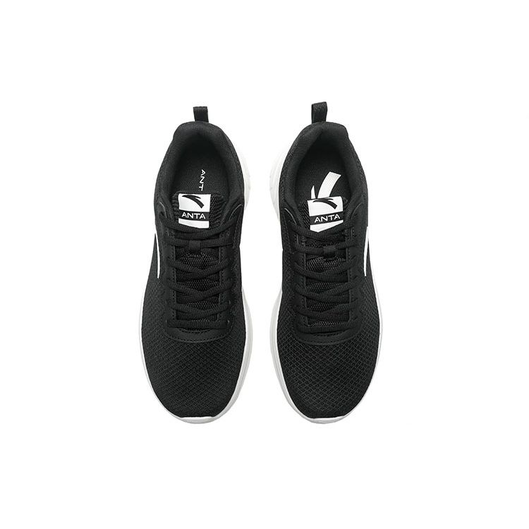 Anta Running Series Fabric Synthetic Leather Urban Running Non-Slip Wear-Resistant Low-Top Running Shoes Men Sneaker Black White 912345527--1