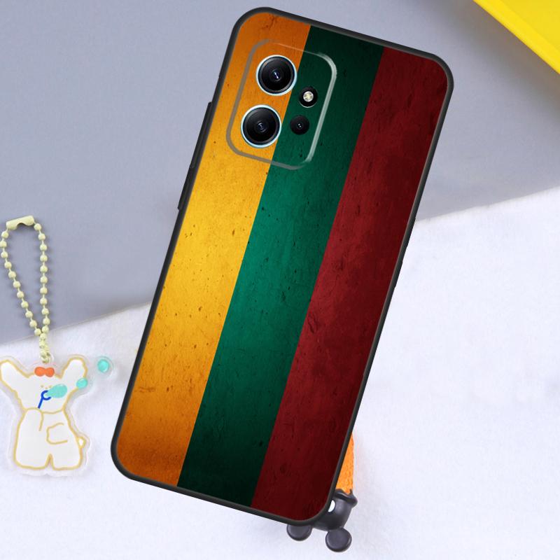 Lithuania Flag Lithuanian Case For Xiaomi Redmi Note 13 9 10 11 12 14 15 Pro Plus Cover For Redmi 15 C 14C 10C 12C 13C