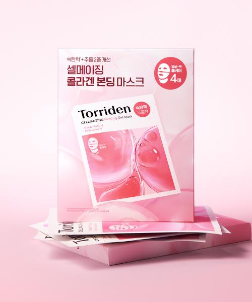 TORRIDEN Cellmazing Эластичная гелевая маска с низкомолекулярным коллагеном 4 листа