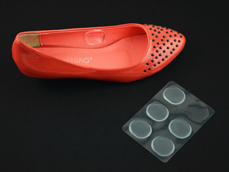 6X Silicone Gel Shoe Insole Inserts Pad Cushion Foot Care Heel Grips Liner