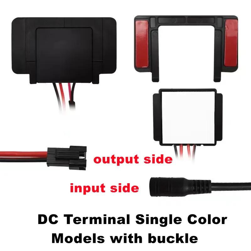 DC 12V 24V Зеркало Сенсорный Выключатель Датчик Зеркало Для Ванной Комнаты Зеркало Для Макияжа Светодиодный Монохромный Трехцветный Безэлектродный Регулировка Яркости