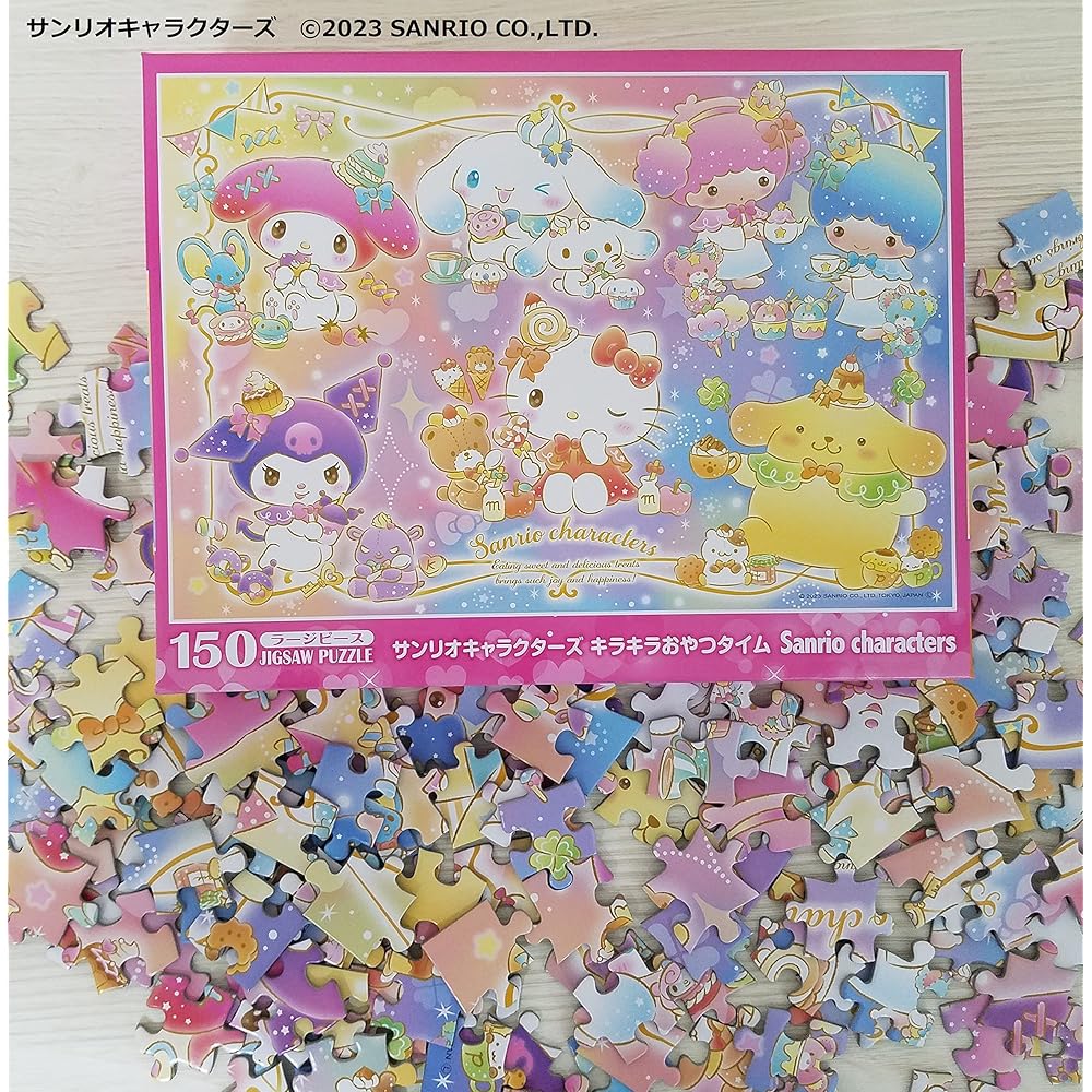 Beverly Персонажи Sanrio 150 Крупная пазл-картина Блестящее время перекуса 26x38 см