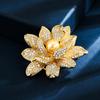 Shengshi Lotus Brooch High-End Women'S Exquisite Luxury Brooch Tide Flower Pin High-End Accessories