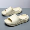 Classic EVA Men's Platform Slippers Open Toe Light Slippers Home Mute Slides Outdoor Beach Casual Sandal Shoes for Men Sandalias