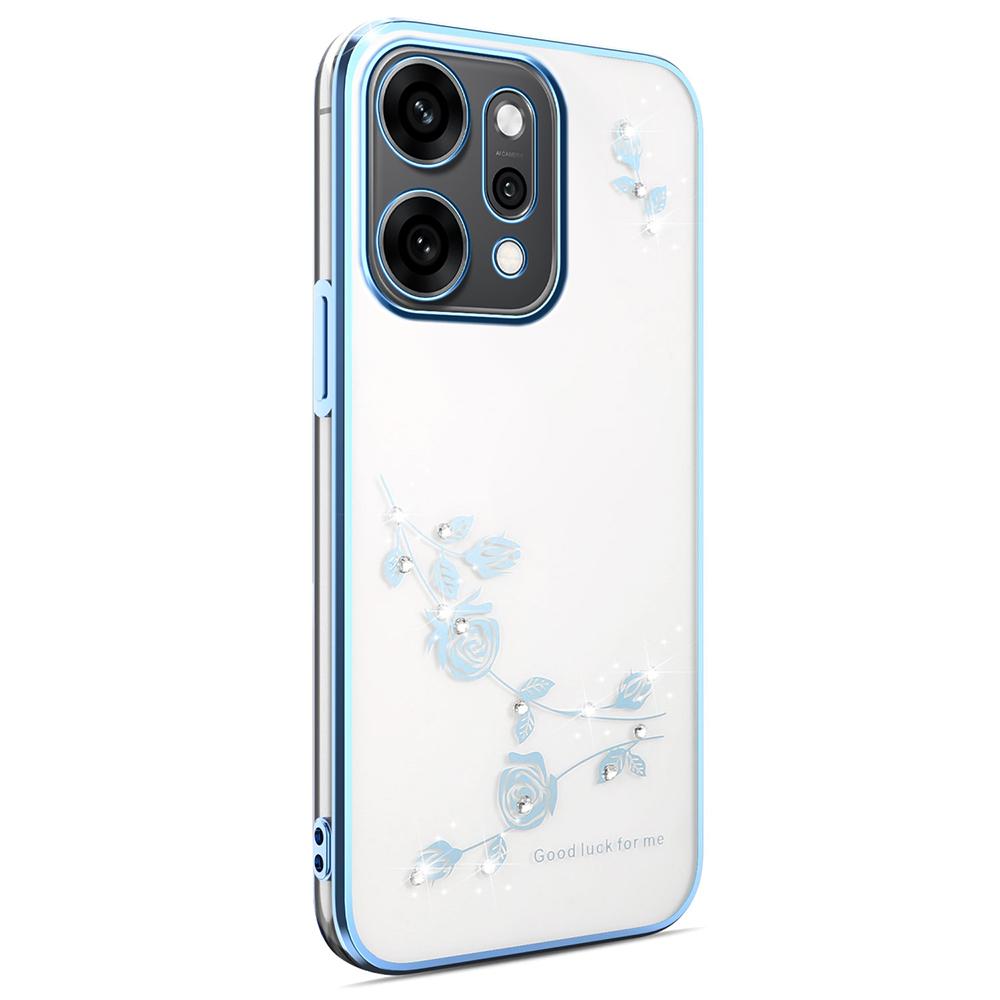 KADEM For Oppo Reno14 Pro 5G (Global) Case Flower Rhinestone Decor TPU Phone Cover