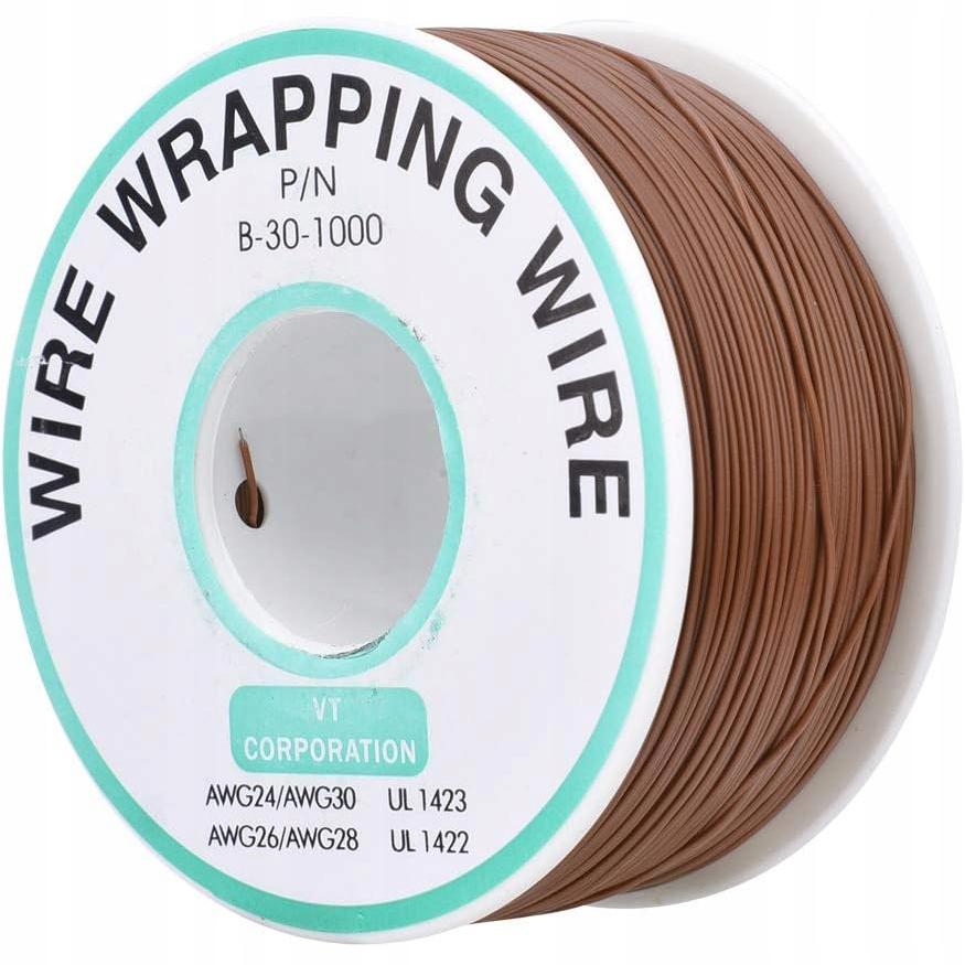 Kynar wire type AWG 0.25mm brown 200m