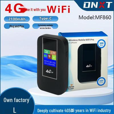 Портативный WiFi-роутер 4G LTE с цветным экраном